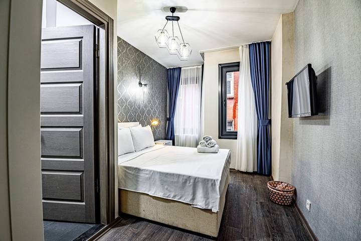 Værelse for 2 personer, med Balkon/Terrasse og Havblik samt Udsigt i Antalya