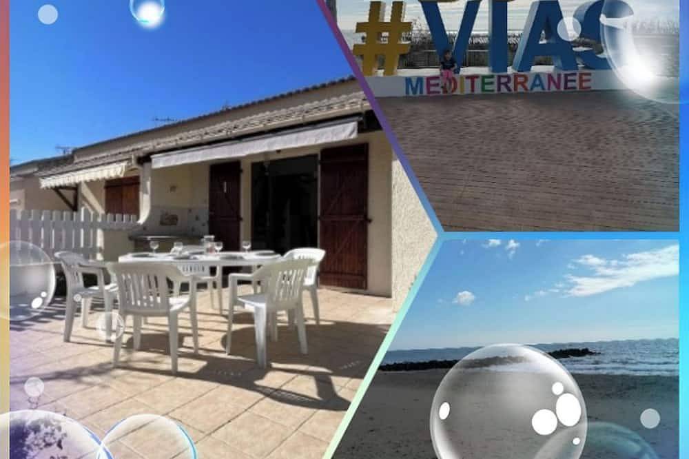 Air-conditioned villa 300m from Farinette beach in Vias Plage, Vias