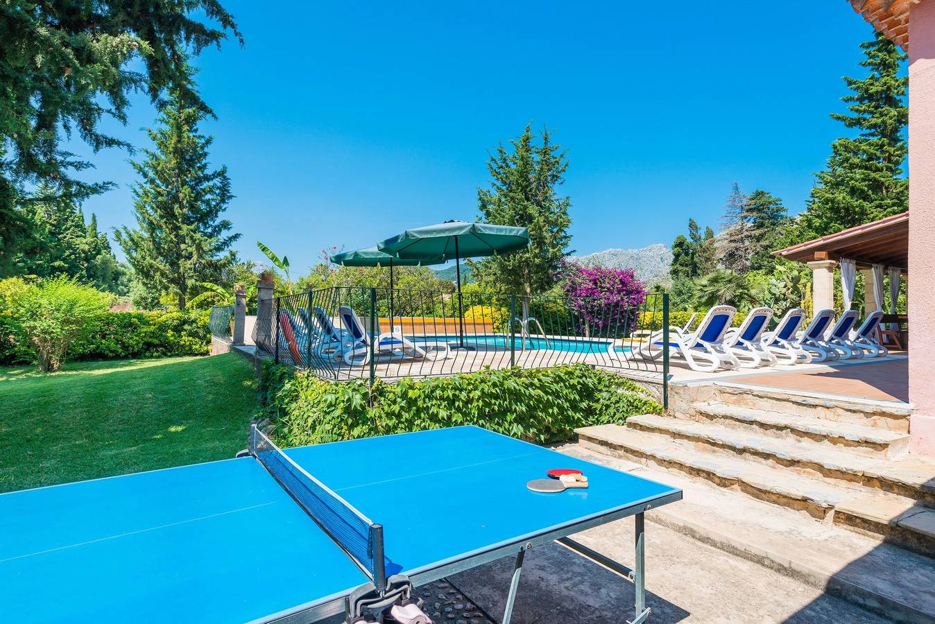 Rural Setting with Panoramic Views – Villa L'Hort Tres Cames in Pollença Town, Pollença