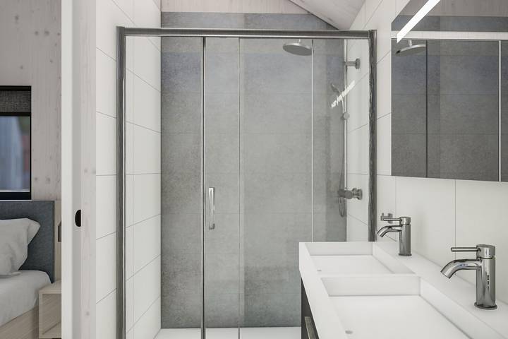 Bungalow für 4 Personen, mit Balkon/Terrasse und Seeblick sowie Sauna und Terrasse in den Niederlande - 4