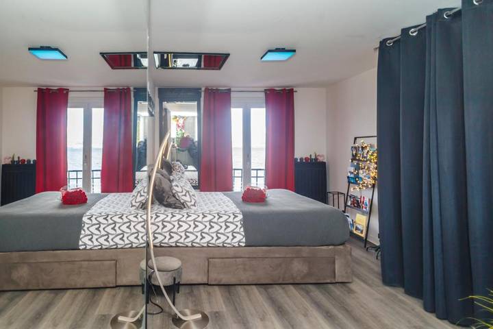 Appartement de vacances pour 2 personnes, avec balcon ainsi que vue sur le lac et vue