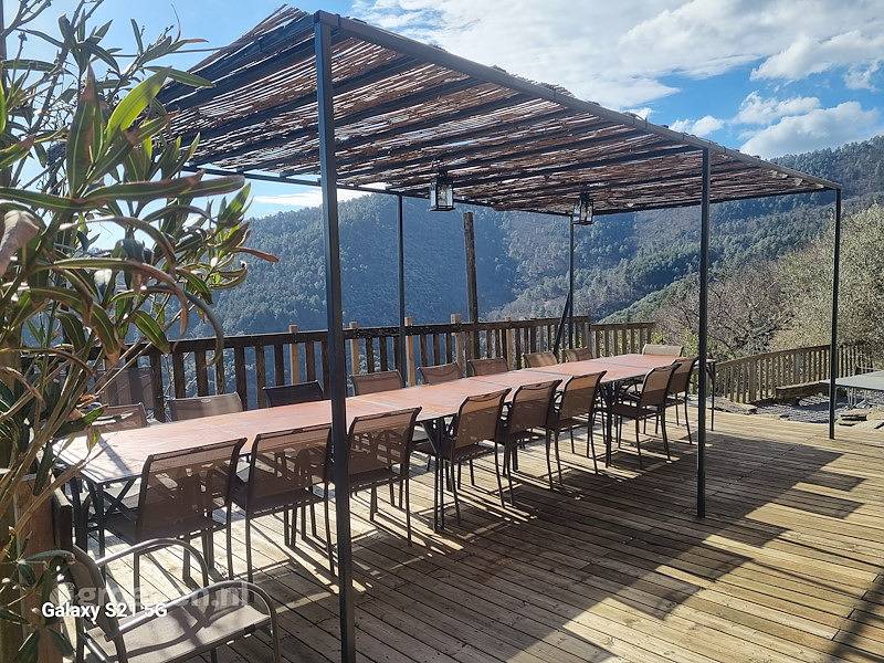 Maison de vacances pour 22 personnes avec balcon/terrasse in Saint-André-Lachamp, Parc naturel régional des Monts d'Ardèche
