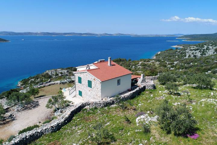 Smještaj za odmor za 6 osoba, s Vrt u Tkon