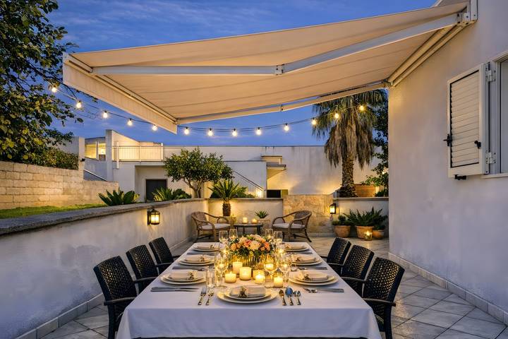 Mauricarol Residences - Carol Apartment with Private Terrace, Wi-Fi, and Air Conditioning in Presicce, Golfo di Taranto