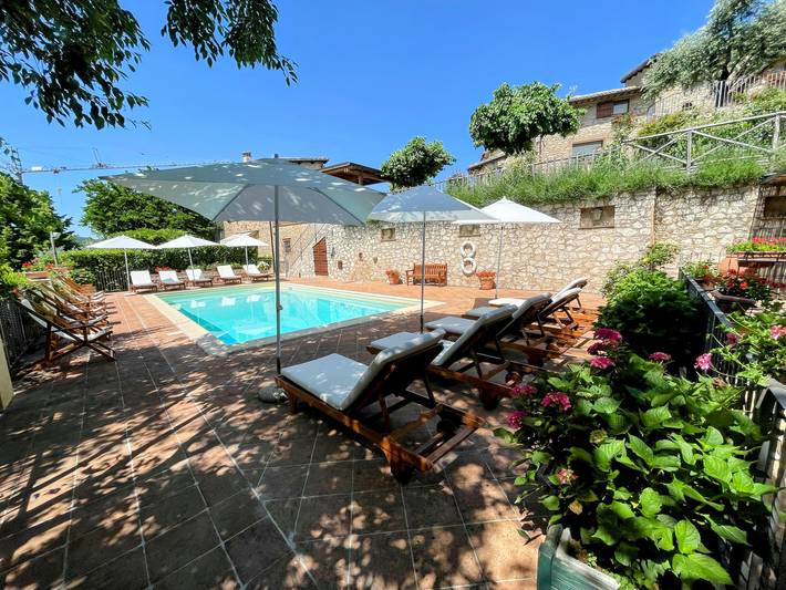 Casa vacanza per 5 persone, con Balcone/Terrazza e Giardino nonché Panorama a Spoleto