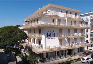 Hotel für 4 Personen, mit Ausblick und Balkon in Jesolo