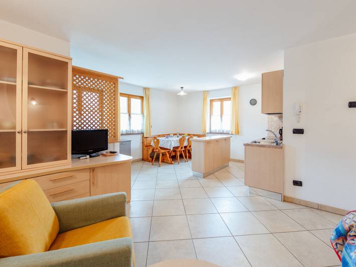Ferienwohnung für 4 Personen, mit Terrasse im Val di Fassa - 3
