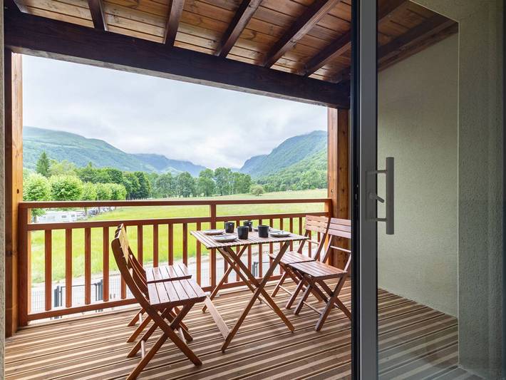 Appartement de vacances pour 4 personnes, avec vue sur le lac et balcon