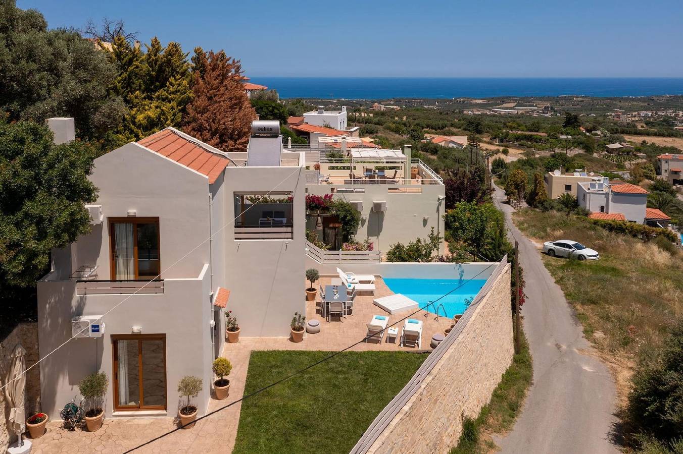 Ferienhaus mit Privatpool für 5 Personen ca. 73 qm in Agia Triada, Kreta (Nordküste Kretas) in Rethymno und Umgebung