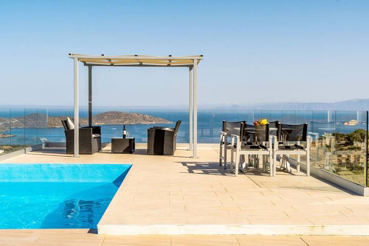Location de vacances pour 7 personnes, avec Balcon ainsi que Balcon/Terrasse et Piscine dans Elounda - 3