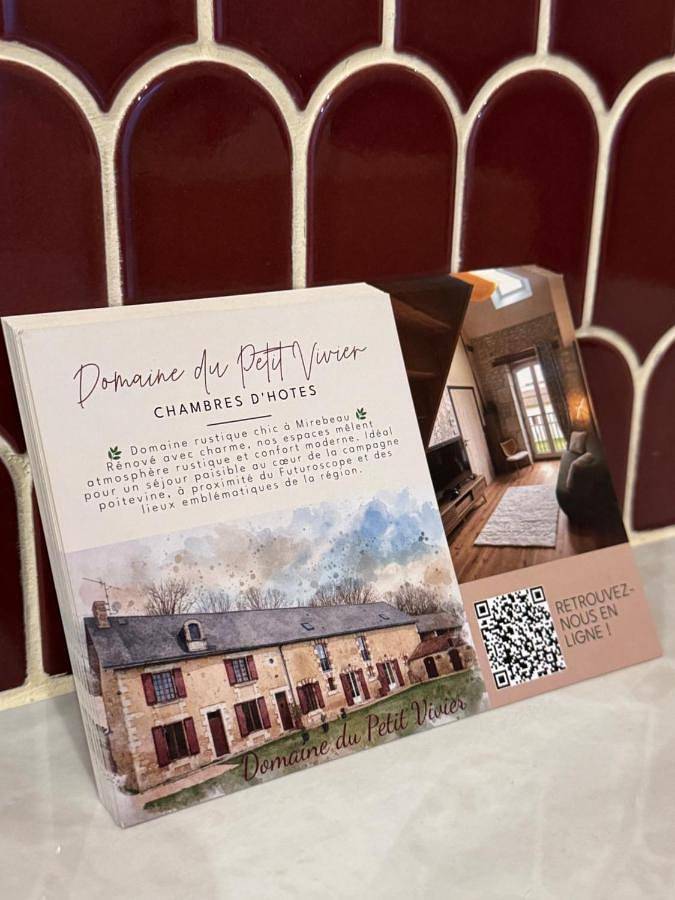 Gîte pour 6 personnes, avec jardin ainsi que terrasse et vue à Mirebeau - 2