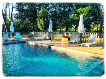 Maison d’hôte pour 2 personnes, avec vue ainsi que piscine et terrasse à Castets (Landes)