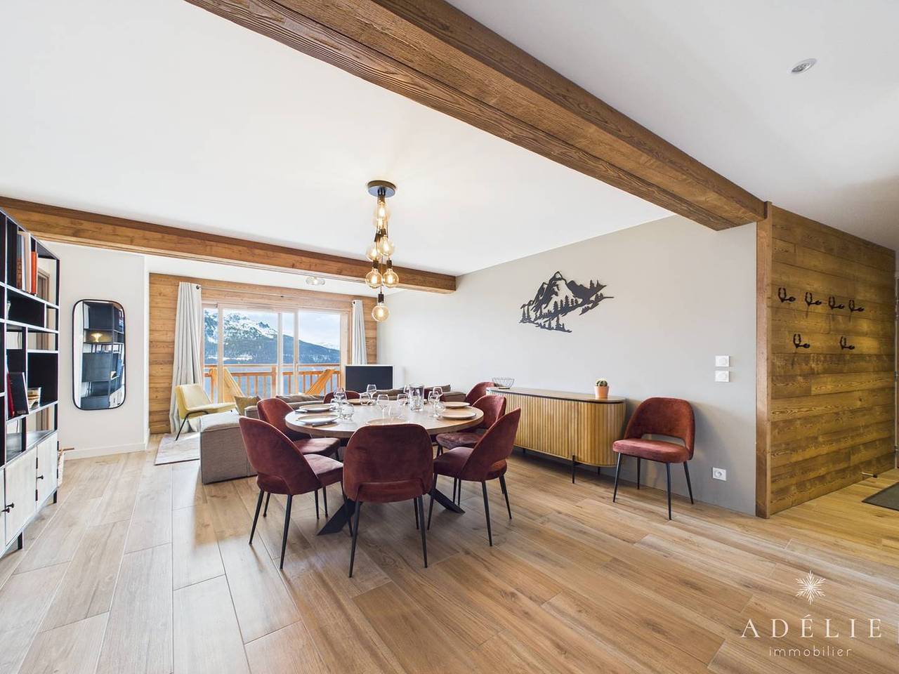 Apartamento vacacional entero, Apartment with 5 rooms sleeping 8/10 people in a new residence 4* in La Rosière, Montvalezan