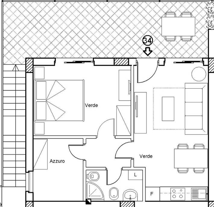 Location de vacances pour 7 personnes, avec vue ainsi que jardin et piscine, adapté aux familles à Torre Faro - 3