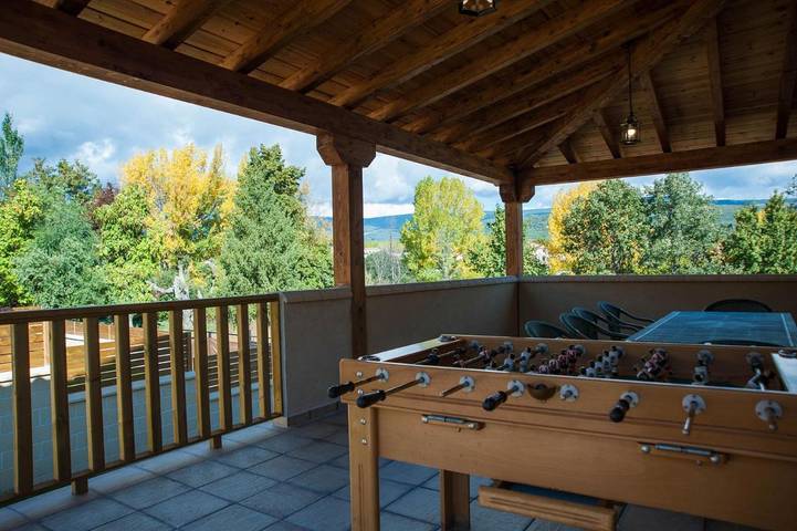 Casa rural para 12 personas, con jardín y piscina además de vistas al lago y vistas, Se admiten mascotas en Sotillo del Rincón - 4