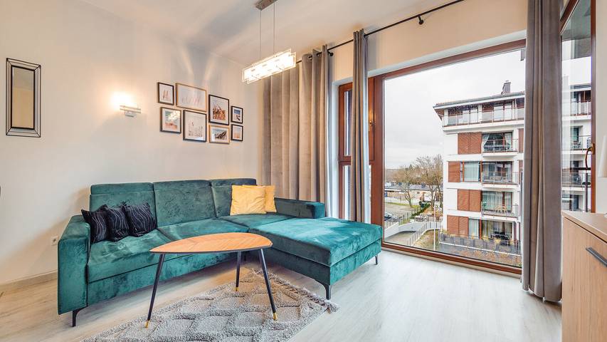 Apartament wakacyjny dla 4 osób, z balkon, zwierzęta dozwolone w Świnoujście