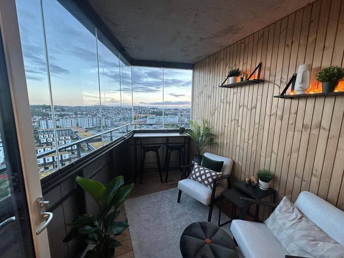 Ferienwohnung für 2 Personen, mit Garten und Ausblick sowie Seeblick in Stavanger - 2