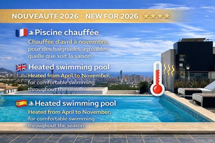 Casa rural para 8 personas, con vistas además de jardín y piscina en Finestrat - 2