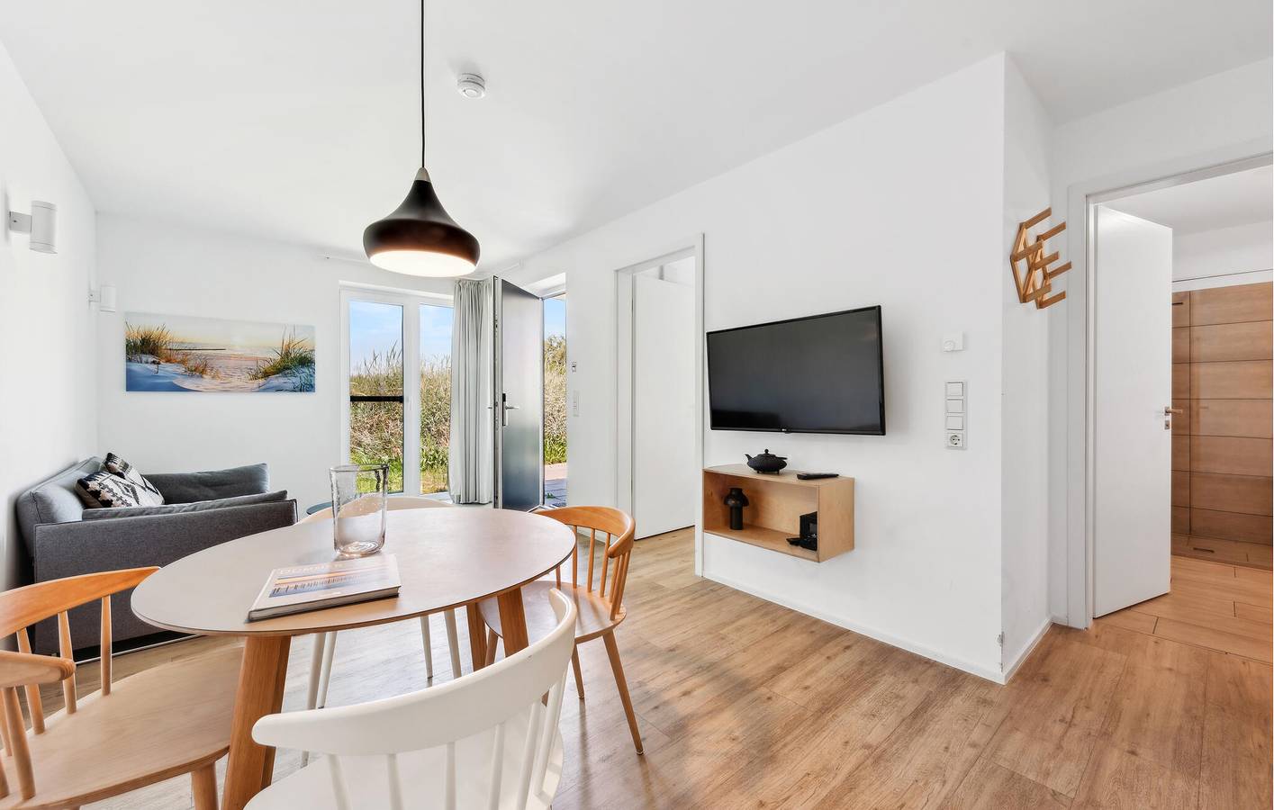 Gemütliche Terrassenwohnung mit Parkplatz und Internet in Marissa Ferienpark, Lembruch