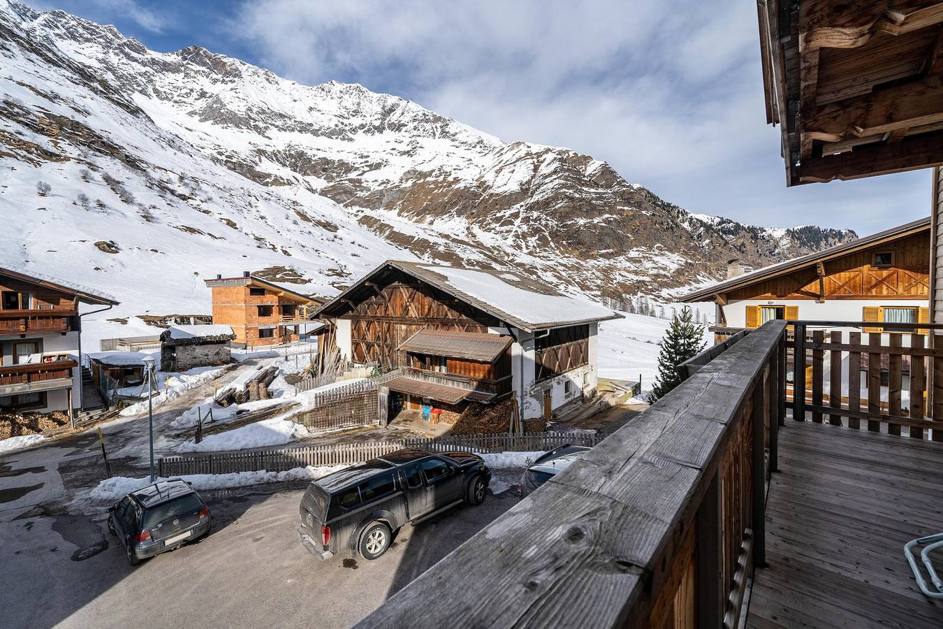 Ganze Wohnung, Ferienwohnung "Enzian" auf einem Bergbauernhof mit Balkon in Pfelders, Moos in Passeier