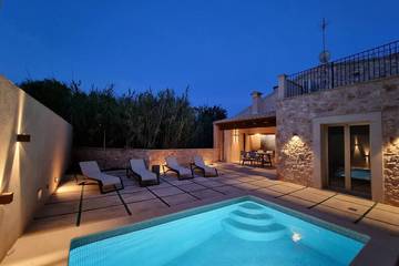 Finca für 6 Personen, mit Terrasse und Garten in Es Llombards