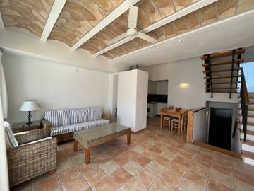 Ferienhaus in Es Mercadal, Menorcas Küste für 5 