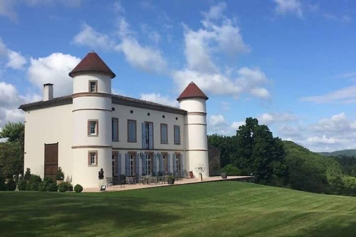 Maison de vacances pour 14 personnes, avec balcon et jardin