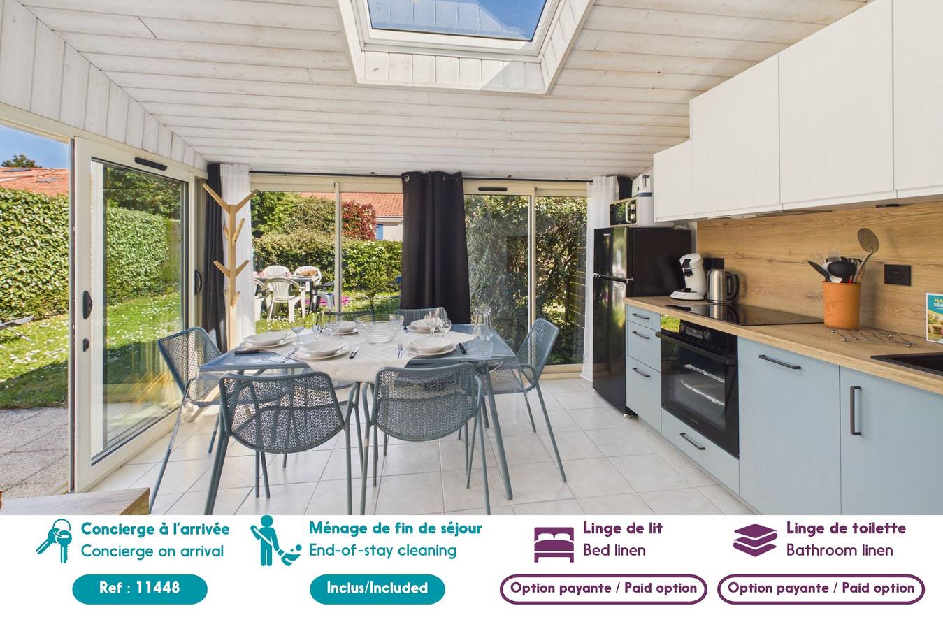 Maison avec piscine à 200m de la plage in Saint-Michel-Chef-Chef, Côte de Jade