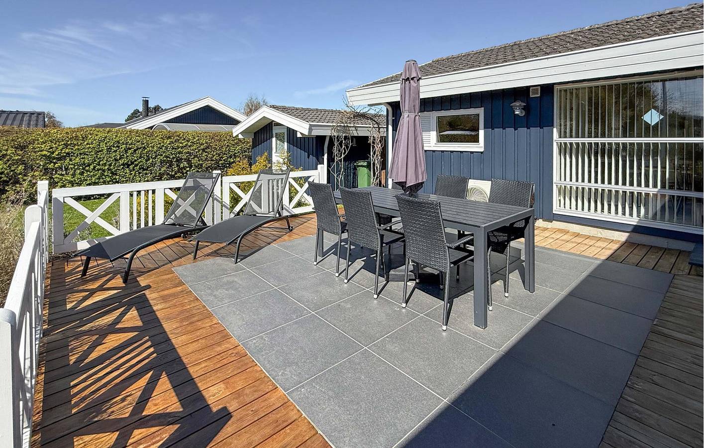 Ferienhaus für 6 Personen mit Terrasse in Stubbekøbing, Schwedische Ostsee