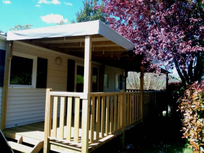 Mobil home pour 6 personnes, avec bassin pour enfant à Vic-sur-Cère - 2