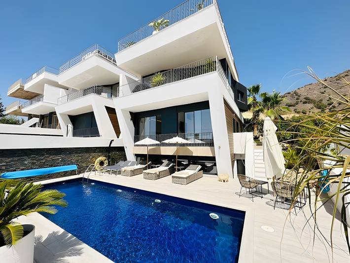 Villa 'Luxury Modern  Sea View Nerja' with Sea View, Wi-Fi and Air Conditioning in Nerja, Costa del Sol