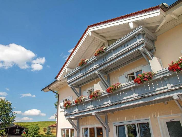 B&B für 3 Personen, mit Balkon und Terrasse sowie Garten am Chiemsee