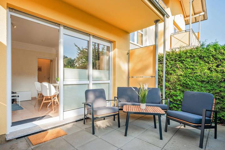 Ganze Wohnung, Küstenliebe - moderne und gemütliche Wohnung mit weitläufiger Terrasse in Koserow, Bernsteinbäder