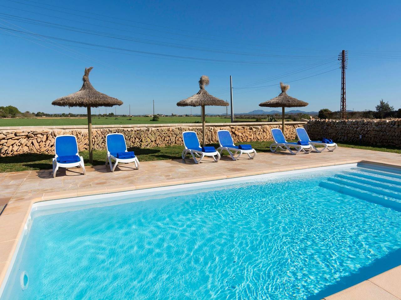 S'Hort de Marina mit Pool in Es Trenc, Campos