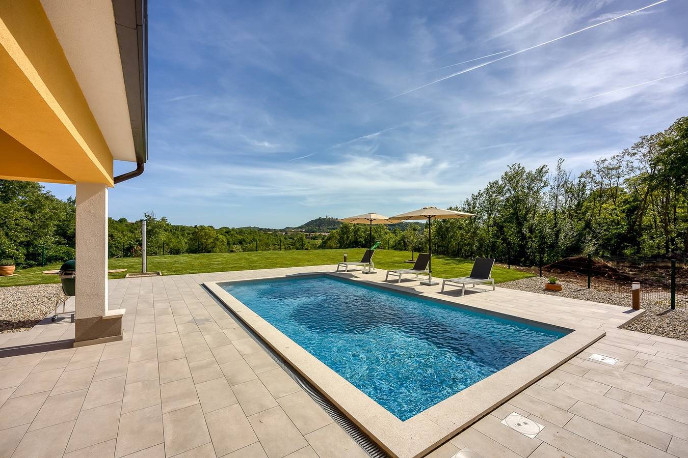 Villa Analucija with private pool in Labin City, Labin