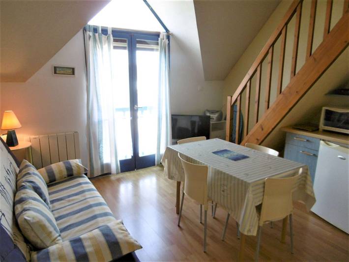 Appartement entier, Appartement 2 pièces mezzanine  2 à 4 personnes, plage à pieds,  parking in Saint-Gildas-de-Rhuys, Côte des Mégalithes