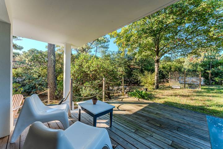 Location de vacances pour 10 personnes, avec balcon et jardin au Cap Ferret - 3