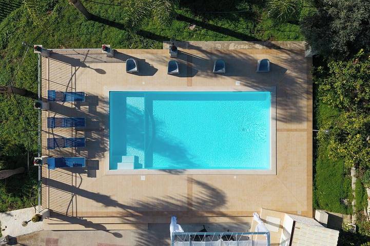 Villa pour 5 personnes, avec terrasse et jardin à Floridia