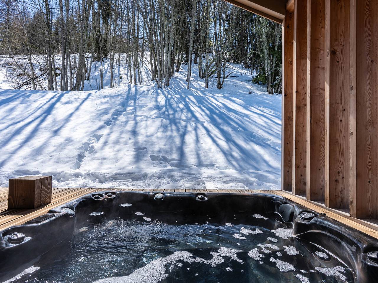 Chalet de luxe à La Plagne avec Spa, accès direct aux pistes in La Plagne, Aime-la-Plagne
