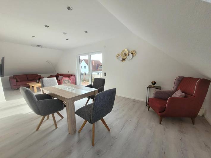 Appartement de vacances pour 4 personnes, avec jardin et vue