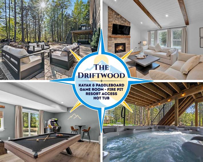 Vacation rental for 14 people, with terrace and yard as well as lake view in Pocono Mountains