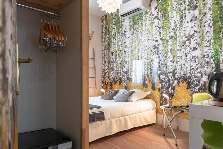 Hôtel pour 3 personnes, avec jardin