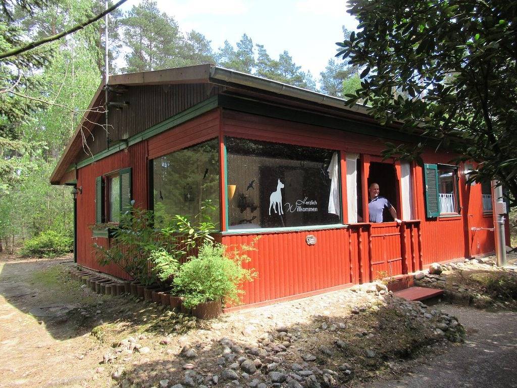 Hütte in Suderburg mit Schwimmbecken in Suderburg, Landkreis Uelzen