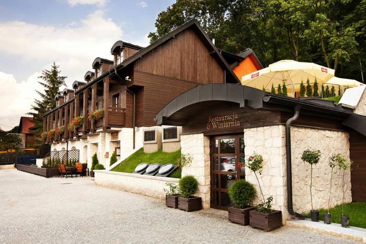 Dom gościnny dla 3 osób, z Taras i Jacuzzi oraz Sauna i Widok w Kazimierz Dolny