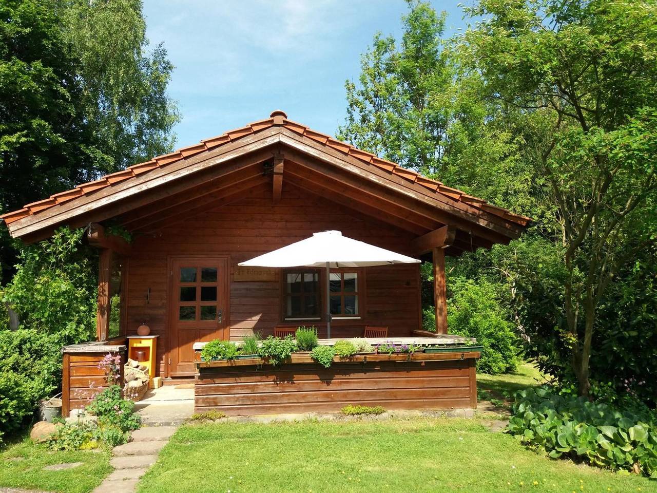 Ganze Wohnung, Romantisches blockhaus an der märchenstraße! in Reinhardshagen, Hessisches Bergland