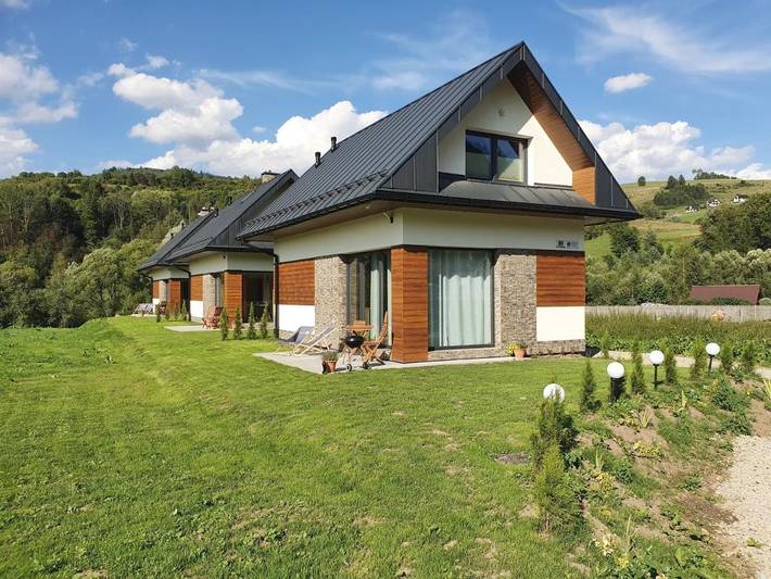 Gîte pour 7 personnes, avec Terrasse ainsi que Jardin et Vue à Szczawnica