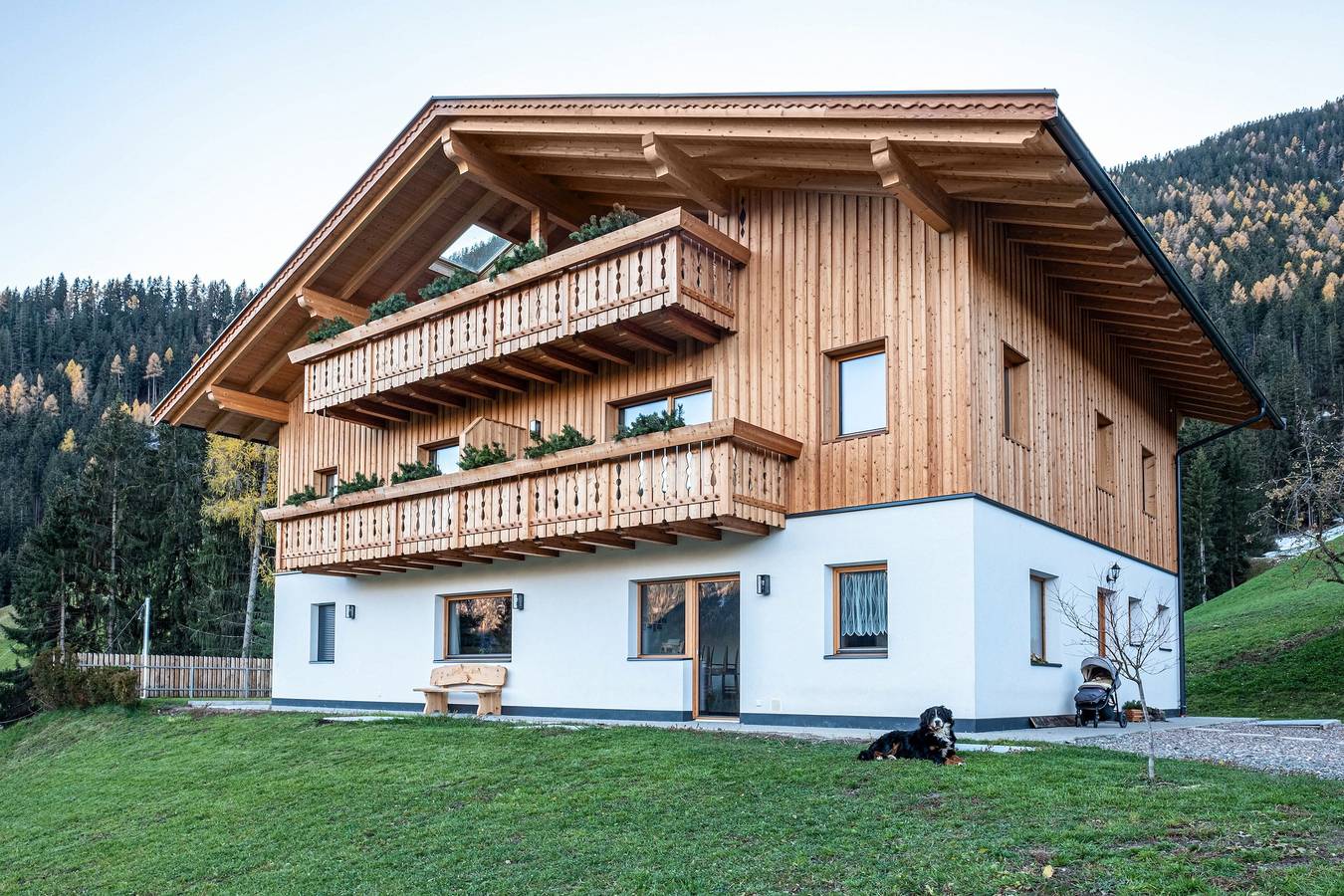 Ganze Wohnung, Ferienwohnung Mittnackerhof Melisse mit Bergblick, Balkon und Wlan in Sarntal, Sarntaler Alpen