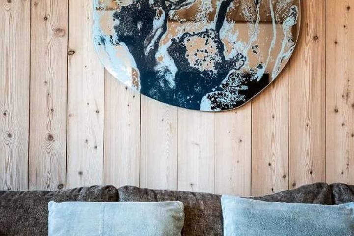 Gîte pour 8 personnes, avec jacuzzi ainsi que sauna et balcon à La Côte-d'Arbroz - 3