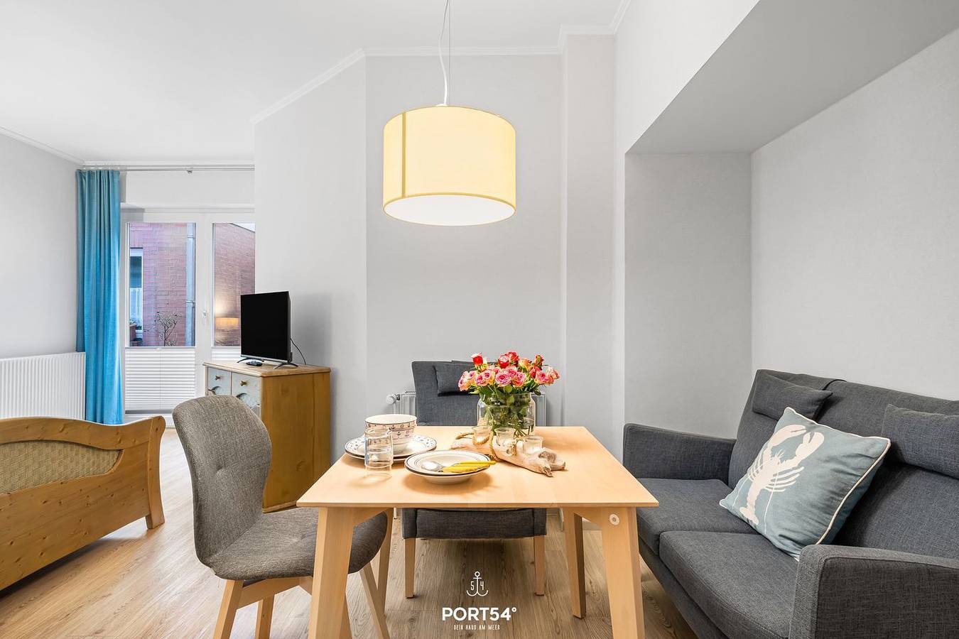 Ganze Wohnung, "Ferienwohnung Krebs" im Herzen Büsums mit Balkon und strandnah in Hafen Büsum, Büsum