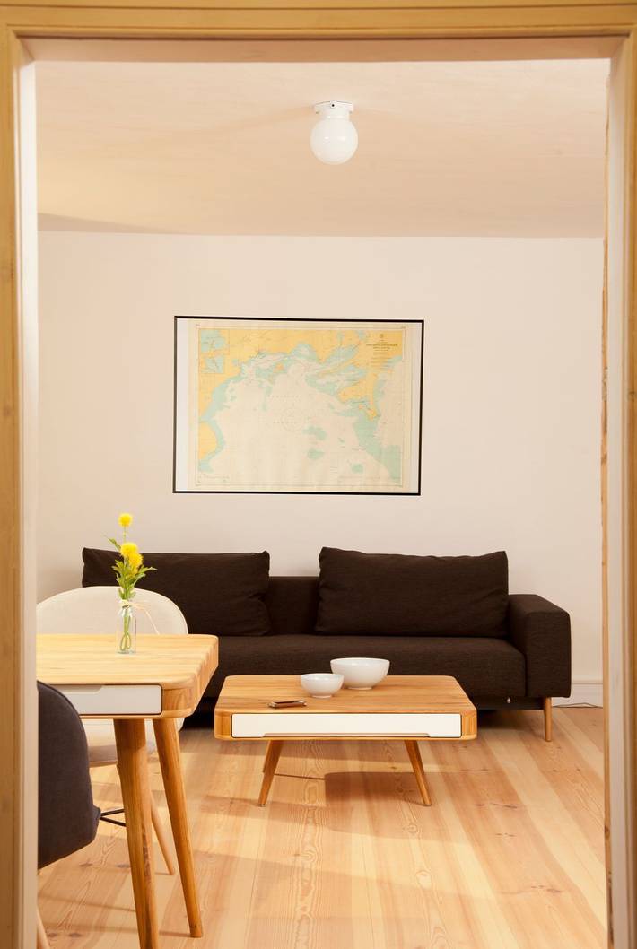 Ferienwohnung für 2 Personen, mit Terrasse und Garten sowie Sauna und Ausblick in Putbus - 4